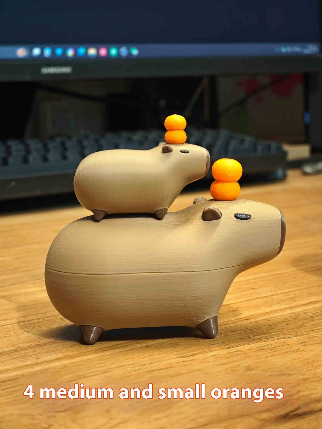 3D Printed Capybara Set