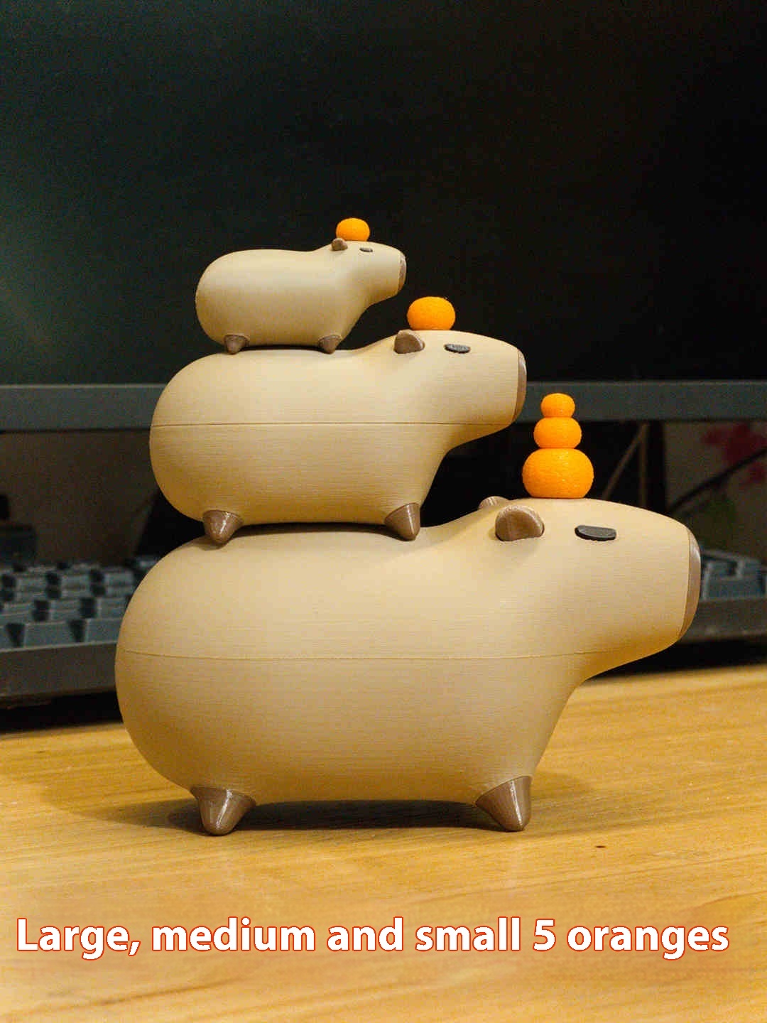 3D Printed Capybara Set