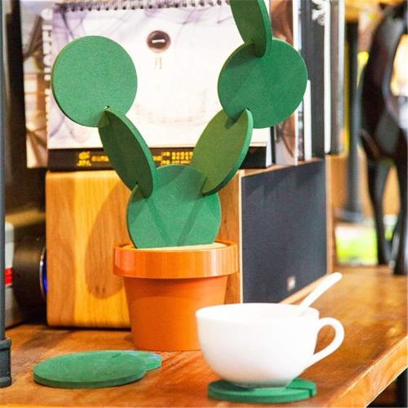 Cactus Coaster Set 