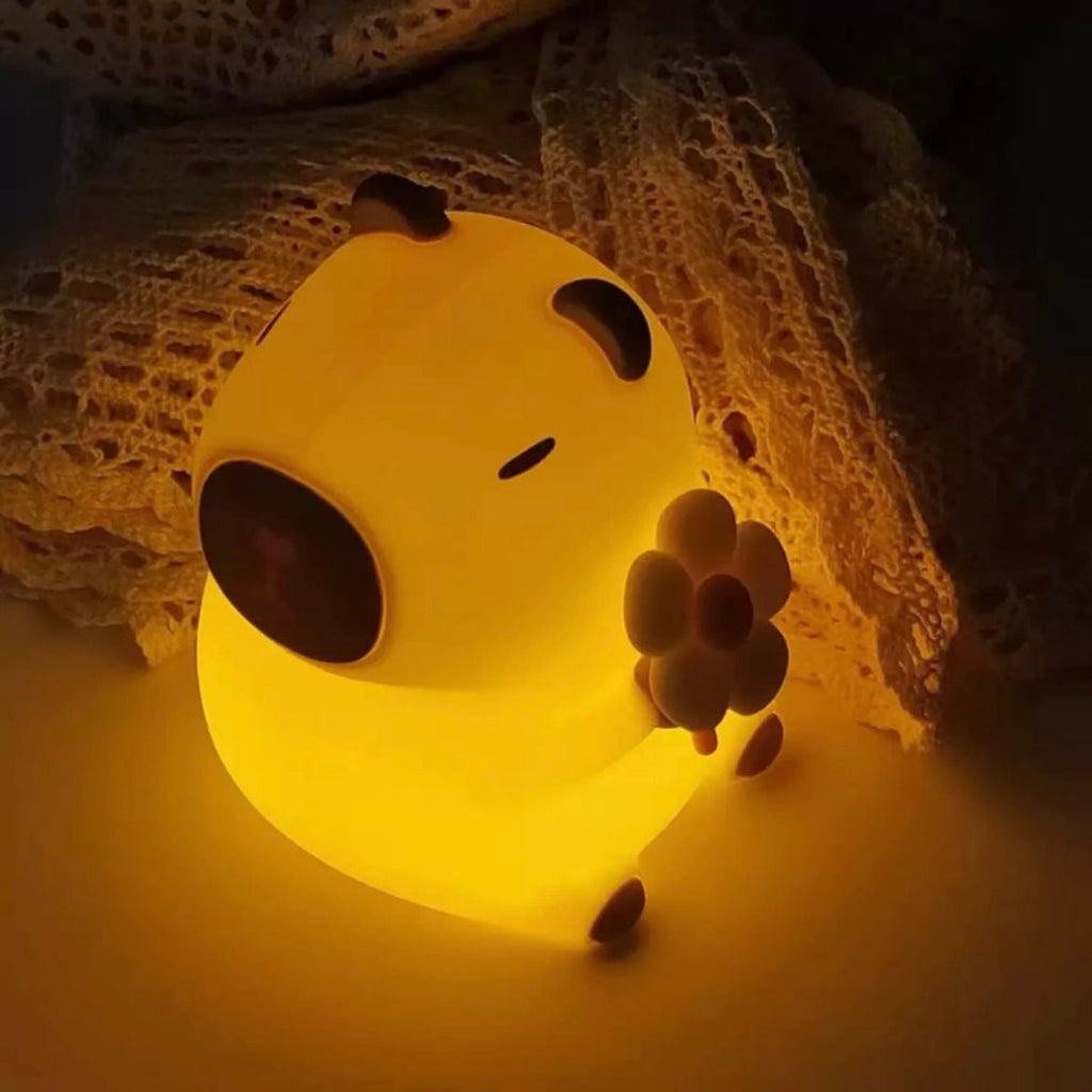 Capybara and Flower Night Light