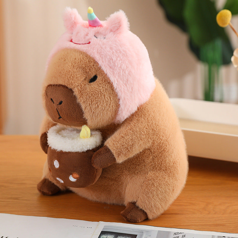 Capybara and Toast Doll Plush