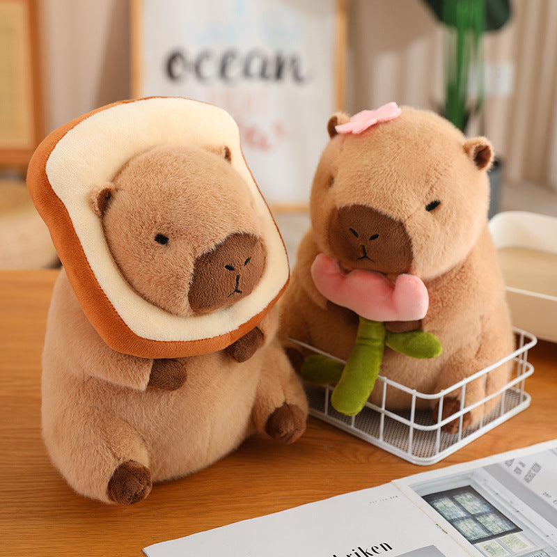 Capybara and Toast Doll Plush