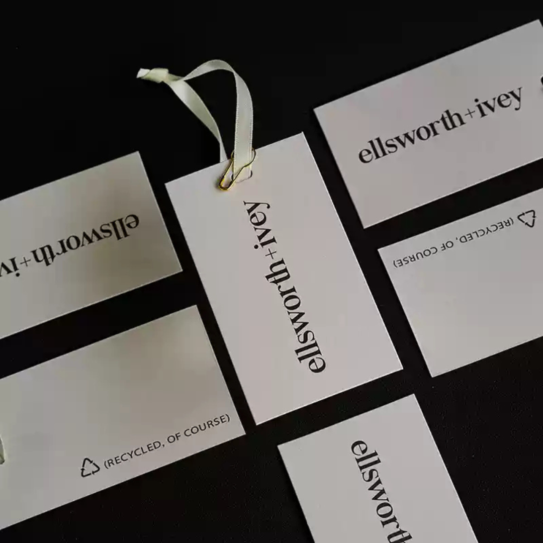 Custom Brand Label Hang Tag Cards