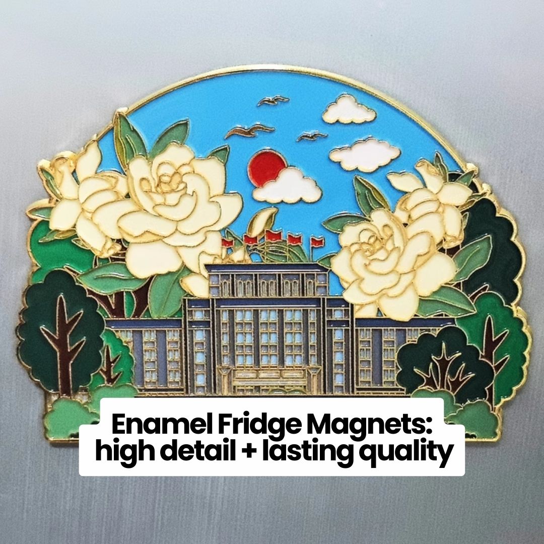 Custom Enamel Metal Fridge Magnet