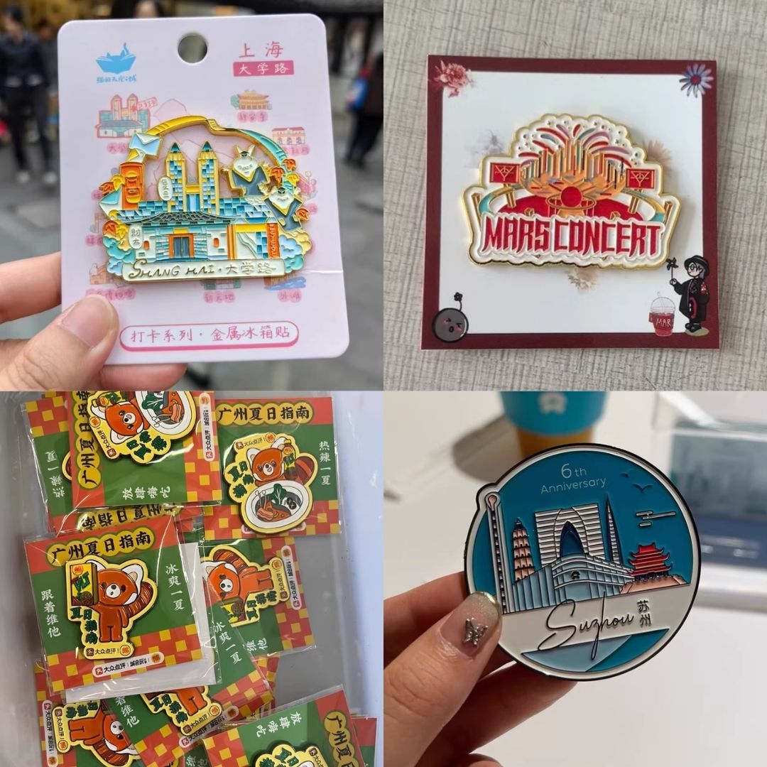 Custom Enamel Metal Fridge Magnet