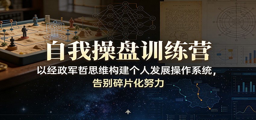 自我操盘训练营：以经政军哲思维构建个人发展操作系统，告别碎片化努力-十一