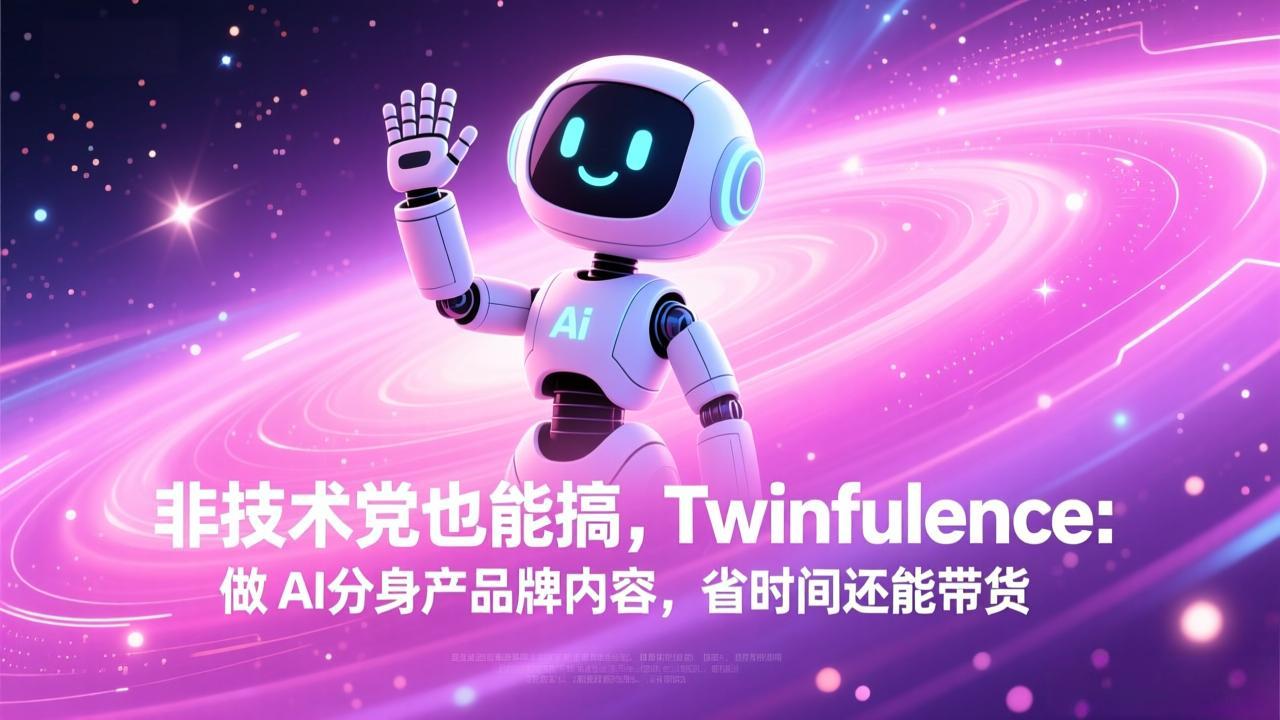 非技术党也能搞!Twinfluence:做 AI 分身产品牌内容,省时间还能带货 - 十一-十一