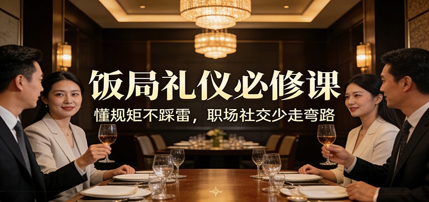 公众号收费文章：《饭局礼仪必修课：懂规矩不踩雷，职场社交少走弯路》 - 十一-十一