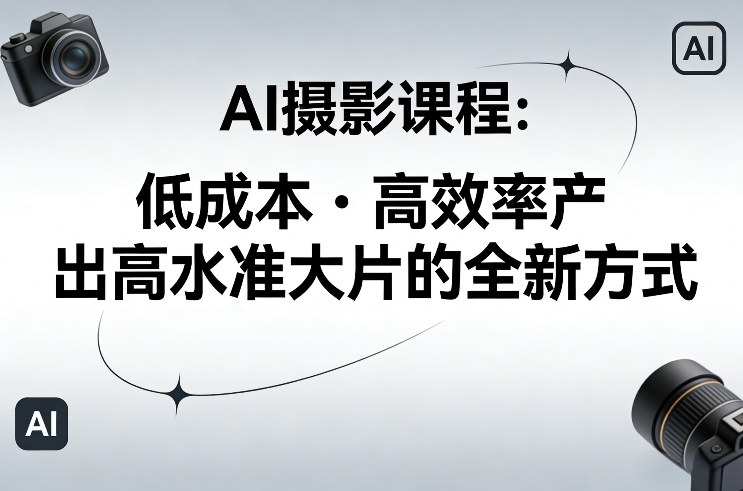 AI摄影课程教程：低成本高效产出高水准大片的全新方式-十一