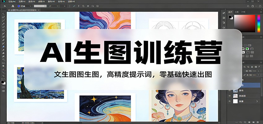 AI生图训练营：文生图图生图，高精度提示词，零基础快速出图-十一