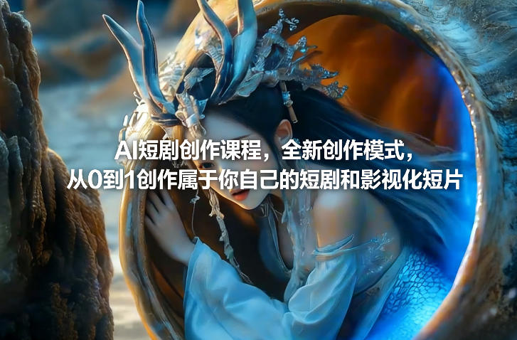 AI短剧创作课程，全新创作模式，从0到1创作属于你自己的短剧和影视化短片-十一