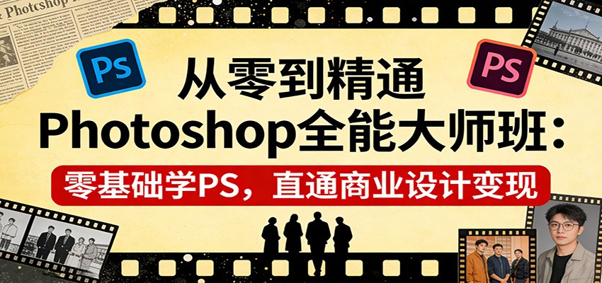 从零到精通Photoshop全能大师班：零基础学PS，直通商业设计变现-十一