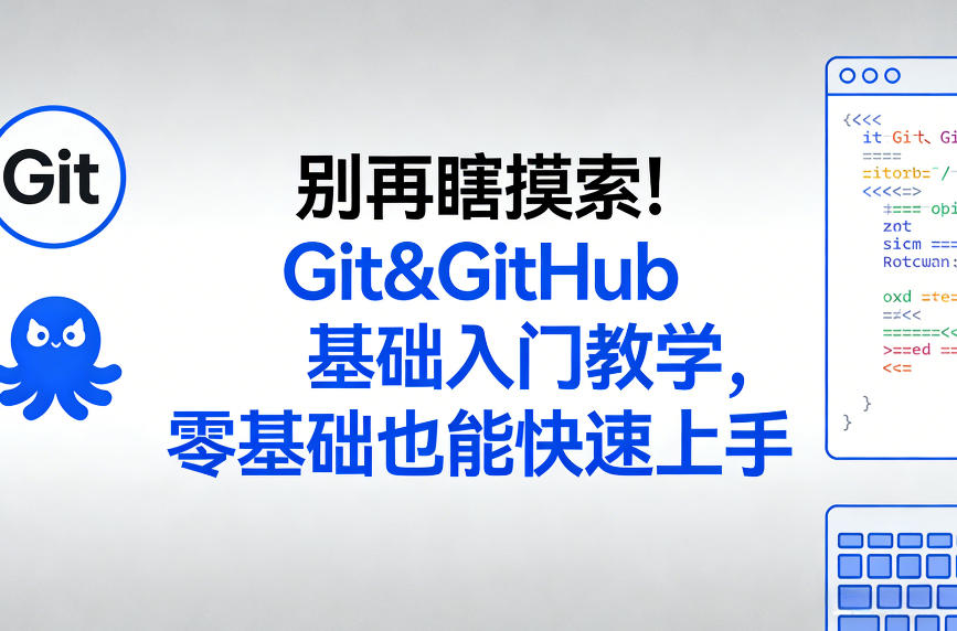 别再瞎摸索！Git&GitHub基础入门教学，零基础也能快速上手-十一