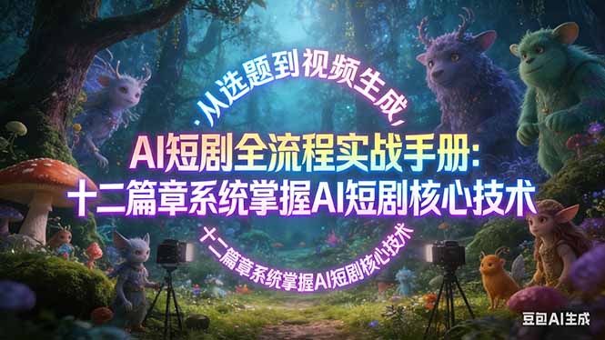 AI 短剧全流程实战手册：从选题到视频生成，十二篇章系统掌握 AI 短剧核心技术-十一