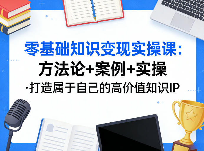 零基础知识变现实操课，方法论+案例+实操，打造属于自己的高价值知识IP-十一