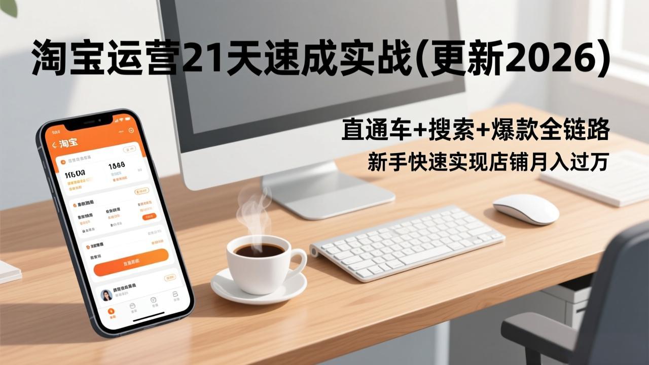 淘宝运营21天速成实战(更新3月 - 十一-十一