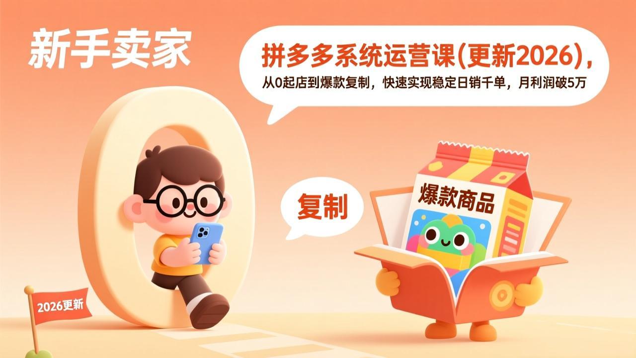 拼多多系统运营课(更新3月 - 十一-十一