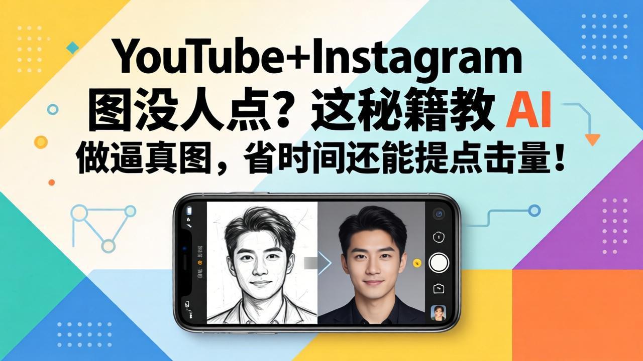 YouTube+Instagram图没人点？这秘籍教 AI 做逼真图，省时间还能提点击量 - 十一-十一