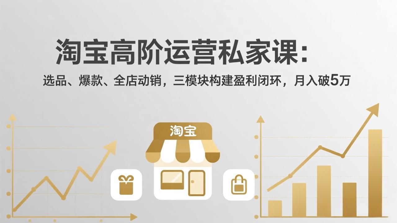 淘宝高阶运营私家课(更新26年4月-十一